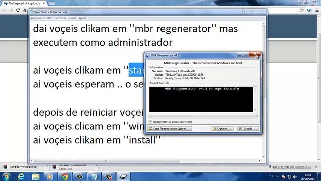 como ativar windows 7 ultimate 32 bits 64 bits permanente gratis смотреть онлайн