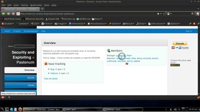 Installing Pastenum on Backtrack 5 смотреть онлайн