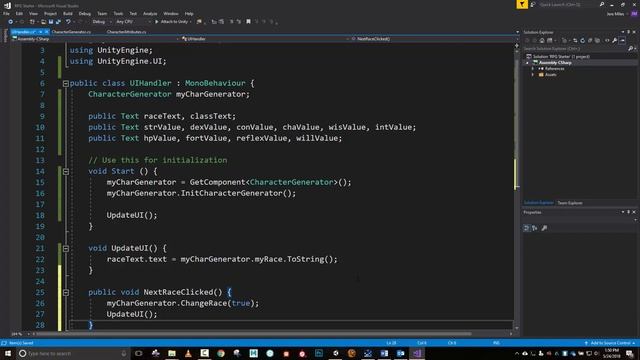 Character Generation in Unity and C# - Part 1b смотреть онлайн