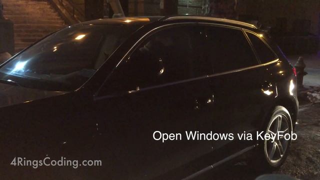 Audi Q5 Fold Mirrors with Remote KeyFob Open Close Windows смотреть онлайн