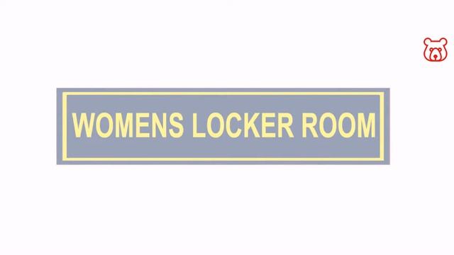 Signs and boards in Russian - LOCKER ROOM / DRESSING ROOM (Mens&Womens). Inscriptions in Russian смотреть онлайн