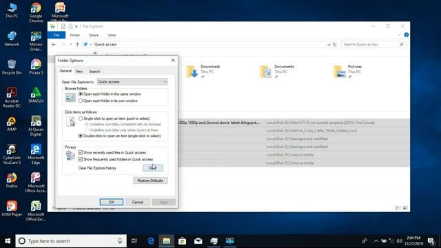 Cara Disable Recent Files Windows 10 PERMANENT смотреть онлайн