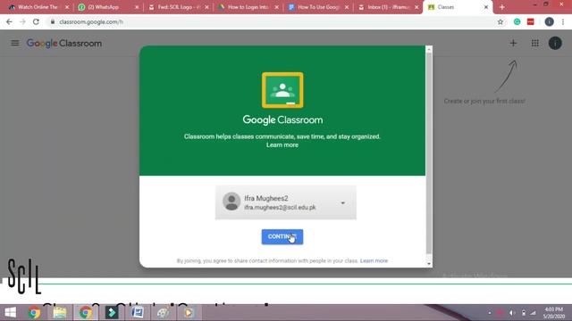 Scil Google Classroom. Students Guide. How To Download Google Classroom on laptop/PC. смотреть онлайн