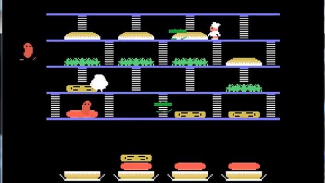 BurgerTime - Texas Instruments TI-99-4A - emulador MESS 0.140 GameBase 1.3 - testeado Windows 7 x64 смотреть онлайн