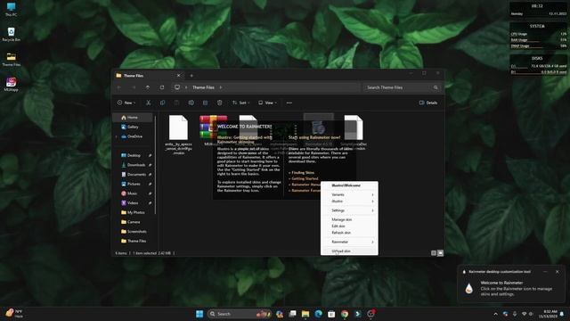 Aesthetic Clean & Minimalist Desktop Theme for Windows смотреть онлайн