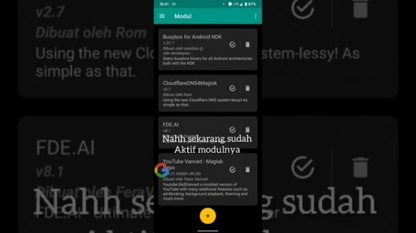 CARA PASANG MODUL MAGISK "YOUTUBE VANCED" dengan MAGISK terbaru(root)