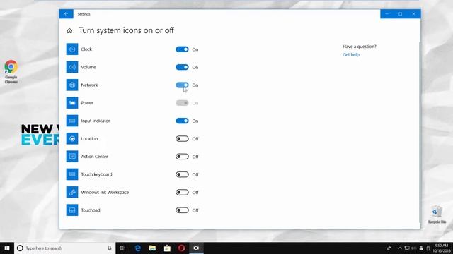 How to Show or Hide the Network icon in Windows 10 Taskbar смотреть онлайн