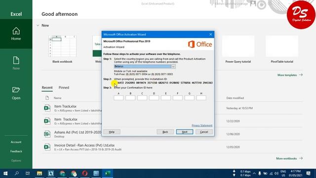 How To Activate Office 2019 | How To Change Product Key Office 2019