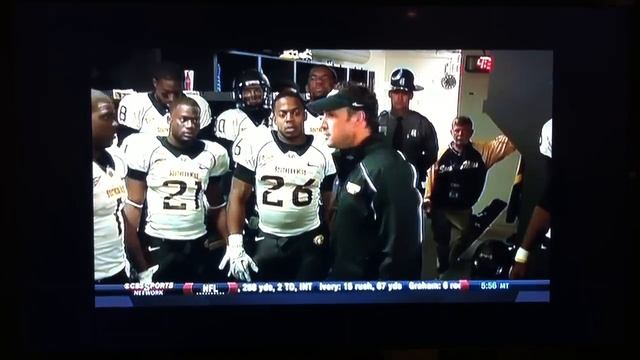 Southern Miss vs ECU - Larry Fedora's half-time speech смотреть онлайн