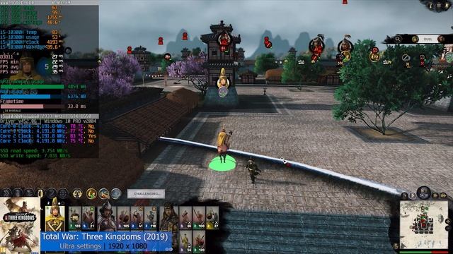 Total War: Three Kingdoms - Acer Nitro 5 AN515-55 (2020) benchmark gameplay | GTX 1650 + i5-10300H смотреть онлайн
