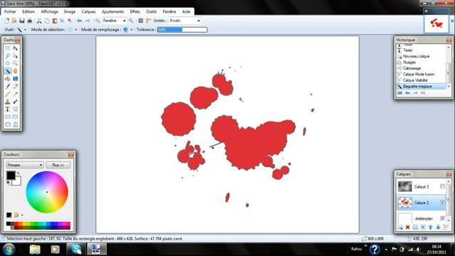 [Paint.NET] Tutoriel tache de sang смотреть онлайн