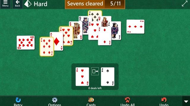 Microsoft Solitaire Collection: Pyramid - Hard - October 2, 2022 смотреть онлайн