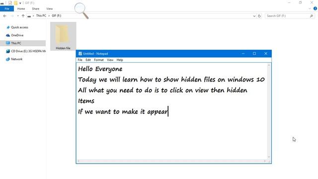 How to view hidden files windows 10 смотреть онлайн