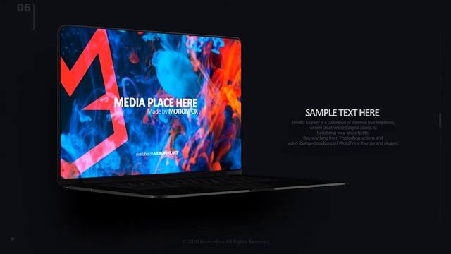 Website Presentation Devices Mockup - Dark V1 | After Effects Project Files - Videohive Template