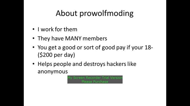 Prowolfmoding vs Anonymous -PowerPoint View смотреть онлайн