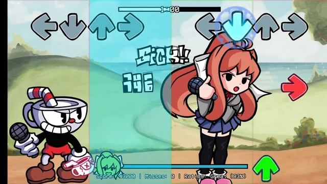 Snake-eye but Monika sing it fnf mod android смотреть онлайн