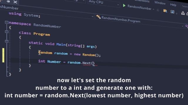 Quick Tutorial on Generating Random Numbers in C# смотреть онлайн