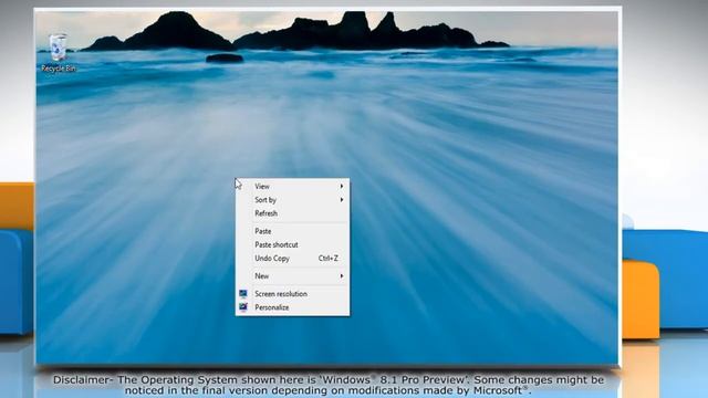 How to change Windows® 8.1 desktop background смотреть онлайн