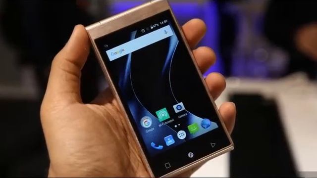 Freetel Musashi Android flip phone hands on смотреть онлайн