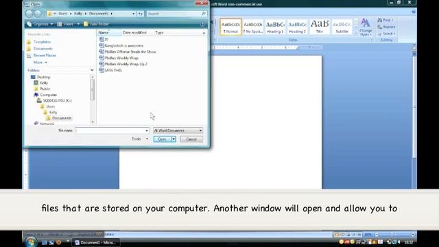 Microsoft Word 2007 Tutorial Part 1 EC-SIFE w/ Subtitles for Kids! смотреть онлайн