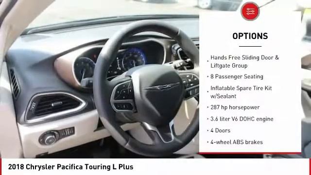 2018 Chrysler Pacifica Touring L Plus New 18703 смотреть онлайн
