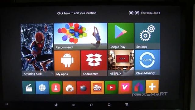 AndroidTV básico sin bluetooth,NEXSMART Android 5 1 TV Box Quad Core смотреть онлайн
