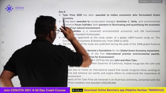 Current Affairs Questions Marathon | January to June 2020 | UPSC CAPF 2020 | Online Benchers смотреть онлайн