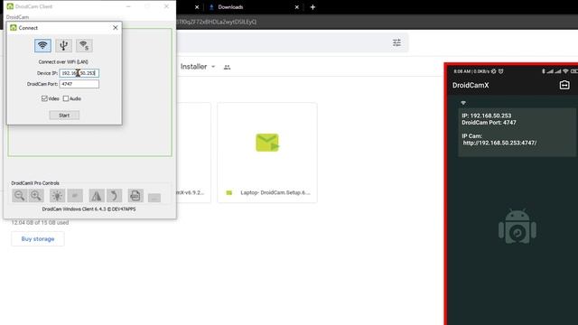 VIDEO TUTORIAL JADIKAN TELEFON PINTAR / HANDPHONE ANDA UNTUK GANTI WEBCAM. BOLEH GUNA DI GOOGLE MEE смотреть онлайн