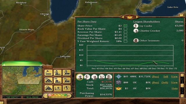 9. Let's Play Railroad Tycoon 3 - Buying off the competition смотреть онлайн