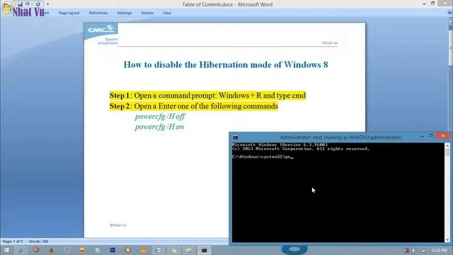 How to - Disable Hibernation mode on Windows 8 смотреть онлайн