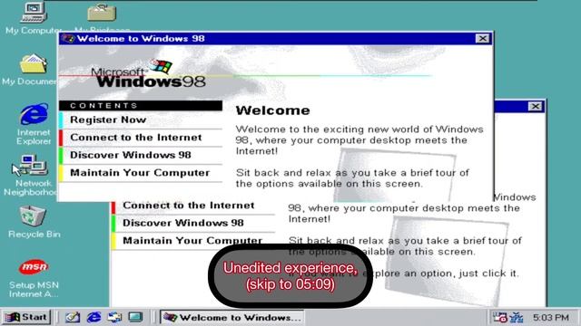 Installing Windows 98! смотреть онлайн