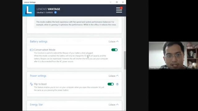 LENOVO VANTAGE CONSERVATION MODE смотреть онлайн