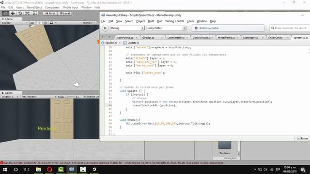 Clase 15 Unity - Defendiendo un area especifica, ataque araña. смотреть онлайн
