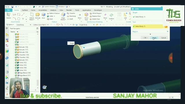 Complete Injection Mould Tool Design/NX UG/Hindi/Part-2 смотреть онлайн