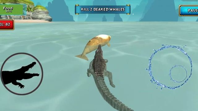 Crocodile Simulator Beach Hunt Android Gameplay #7 смотреть онлайн