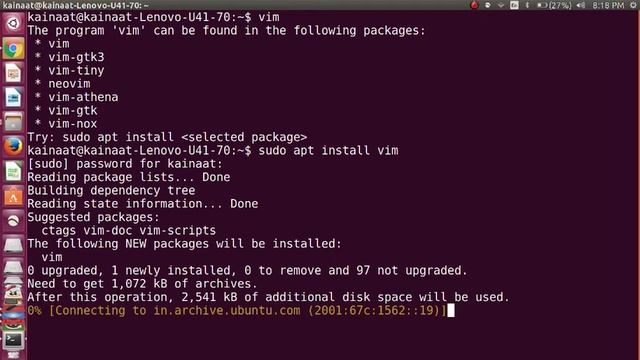 Installing Vim on Ubuntu смотреть онлайн