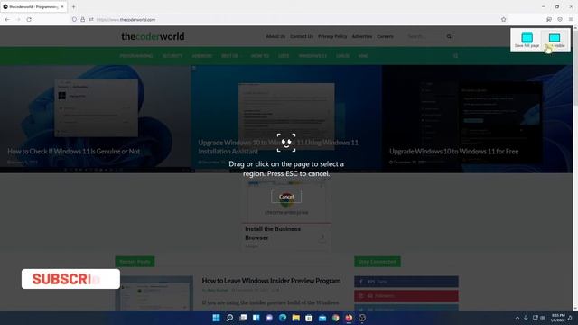 How to Take Screenshot in Firefox Browser on Windows 11 смотреть онлайн