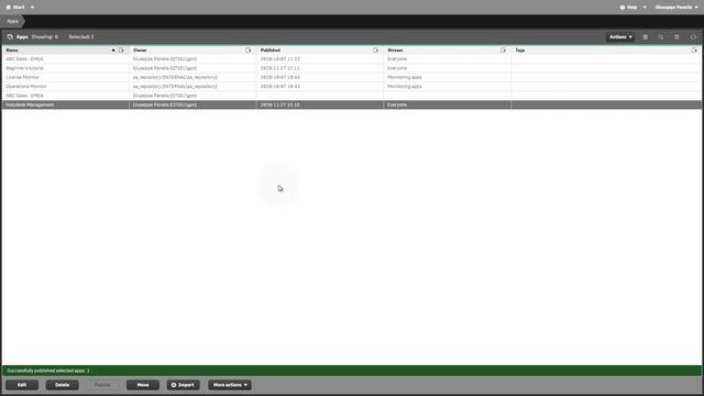 Managing apps in Qlik Sense Enterprise on Windows смотреть онлайн