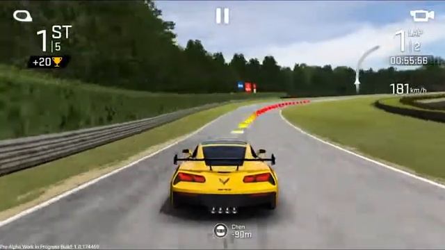 Real Racing Next Chevrolet Corvette ZR1 Lime Rock Park Sout Circuit 2022 смотреть онлайн