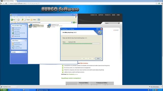 Get Aerosnap feature in Windows XP! смотреть онлайн