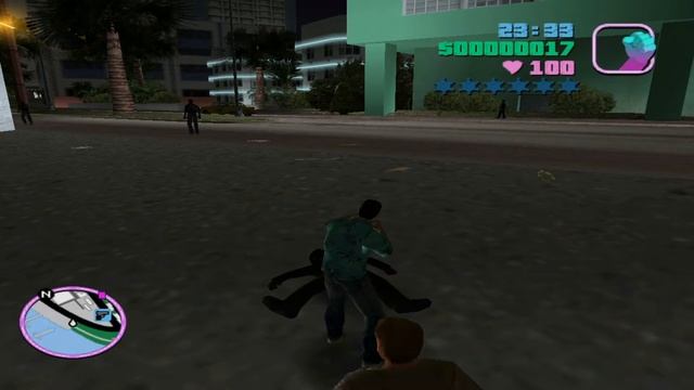 GTA Vice City Fail - Cop Disappears In The Wall смотреть онлайн