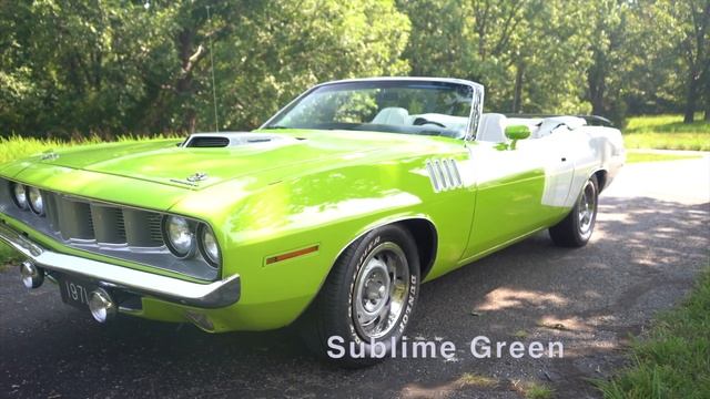 1971 Plymouth Hemi Cuda Convertible смотреть онлайн