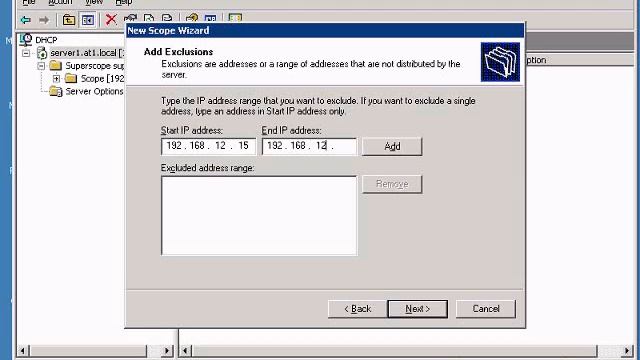 Create DHCP scope in Windows смотреть онлайн