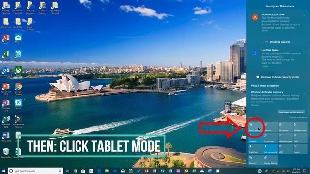 How To Turn On Tablet Mode-WINDOWS 10 смотреть онлайн