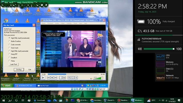 Windows XP BSOD Compilation VM 13 смотреть онлайн