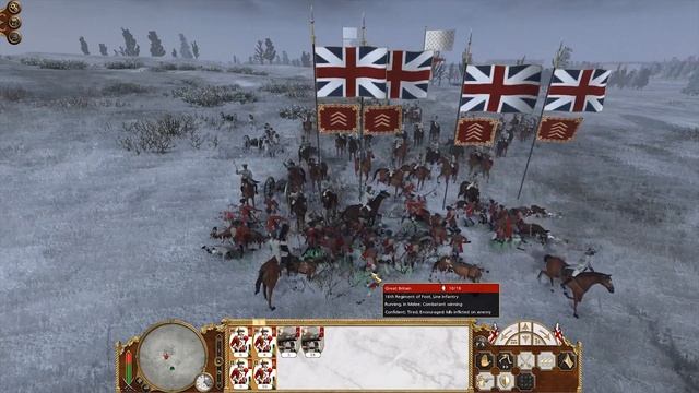 Empire Total War British vs French, Super Flank Victory (No Commentary) смотреть онлайн