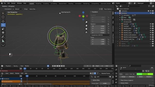 78. Creating the crouch look around blends смотреть онлайн