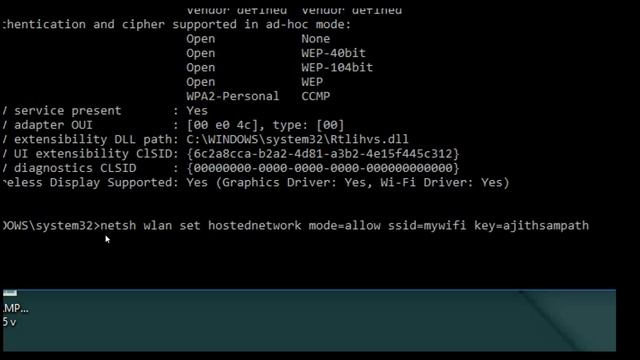 How to Create Wi-Fi Hot spot on Windows (7/8/10) using command prompt смотреть онлайн