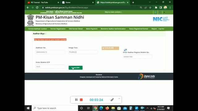 PM Kisan E-KYC Successfully Start | PM Kisan E-KYC Mantra Device Setting Trick. смотреть онлайн