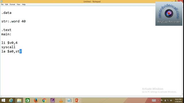 Lecture 9 C User String Input(MIPS. Assembly Language, Machine Generated code) смотреть онлайн